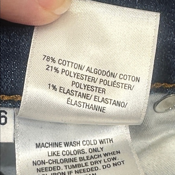 HUDSON Natalie Mid Rise Ankle Super Skinny Jeans Size 26 Dark Wash - Picture 11 of 12